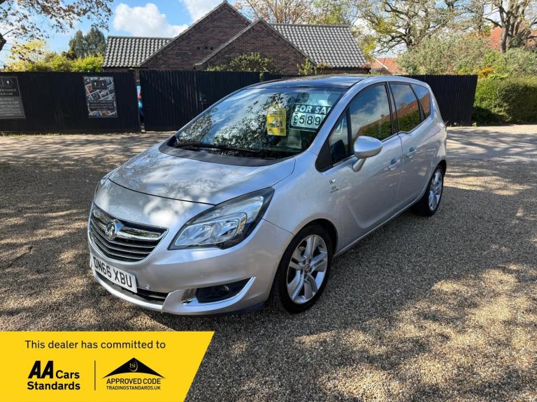 2016 Vauxhall Meriva 1.4T 16V SE 5dr Auto MPV Petrol Automatic