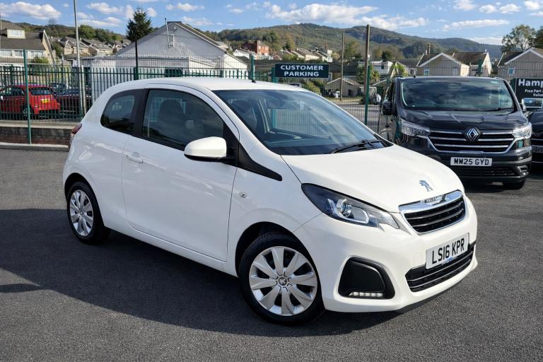 2016 Peugeot 108 1.0 Active 3dr HATCHBACK Petrol Manual