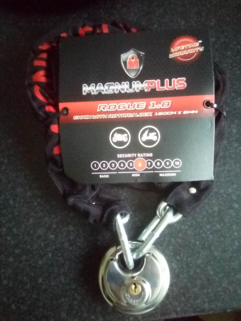 NEW and Used Motorbike Accessories, Battery Charger, Locks, Book etc