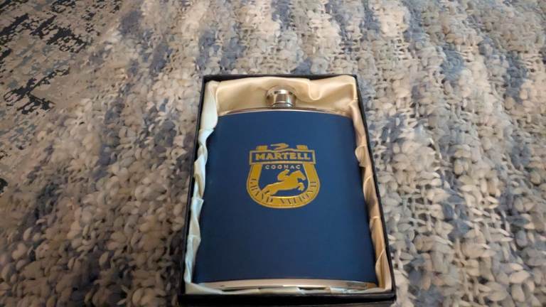 Rare Martell Cognac hip flask. Price reduced.