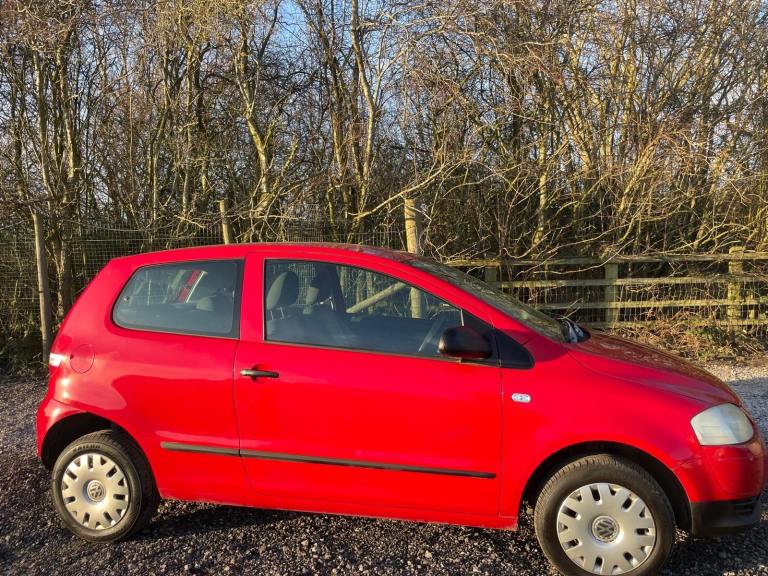 VW FOX 1.4 URBAN 56 REG RED 3 DOOR 1 OWNER MOT JULY 15TH 2026 LOW INSURANCE 40+MPG
