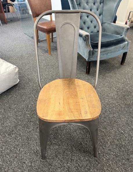 Industrial Style Dining Chair - FREE UK MAINLAND DELIVERY