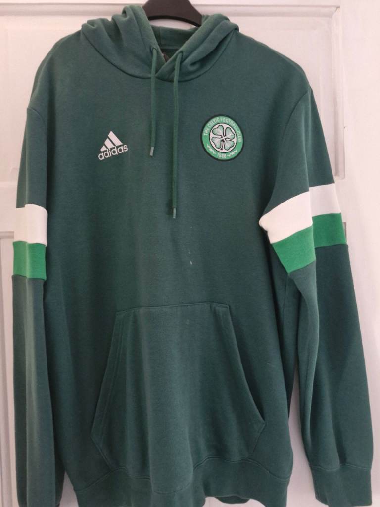 Adidas Celtic FC Hoodie – Green, Good Condition
