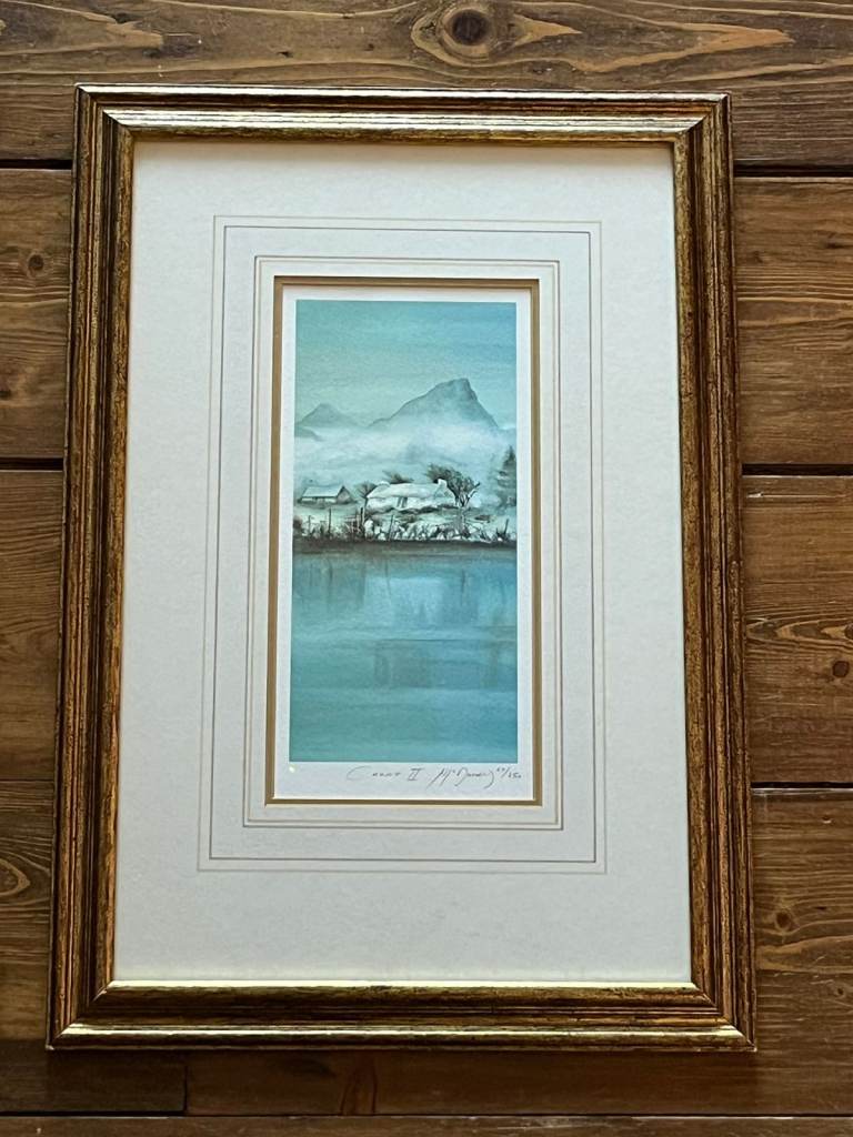 Gillian McDonald limited edition signed watercolour print - Croft II