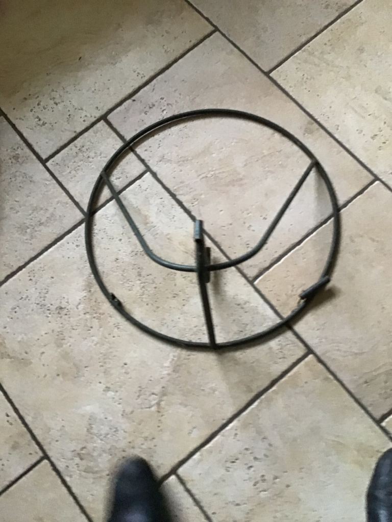 SOLID CHRISTMAS TREE STAND. BARGAIN AS OUT OF SEASON -POST OR COLLECT SURREY