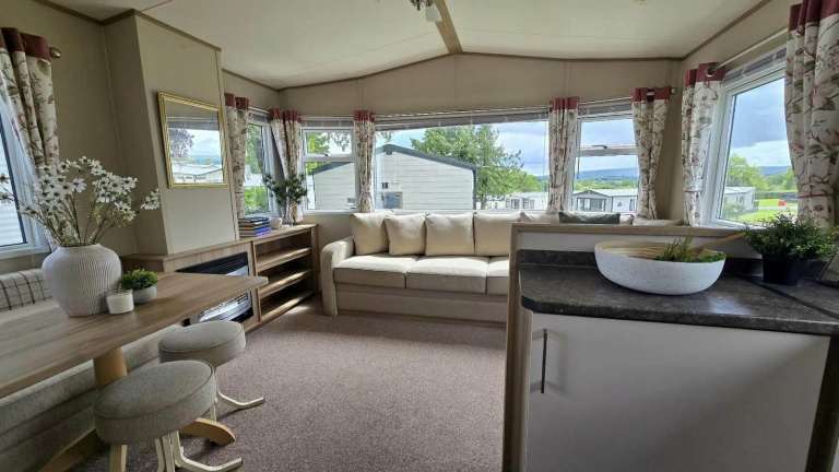 Lovely Caravan Sited In Ribble Valley