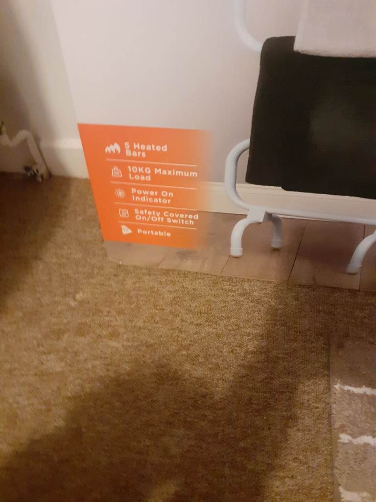 Brand New Status Heated Towel Rail 