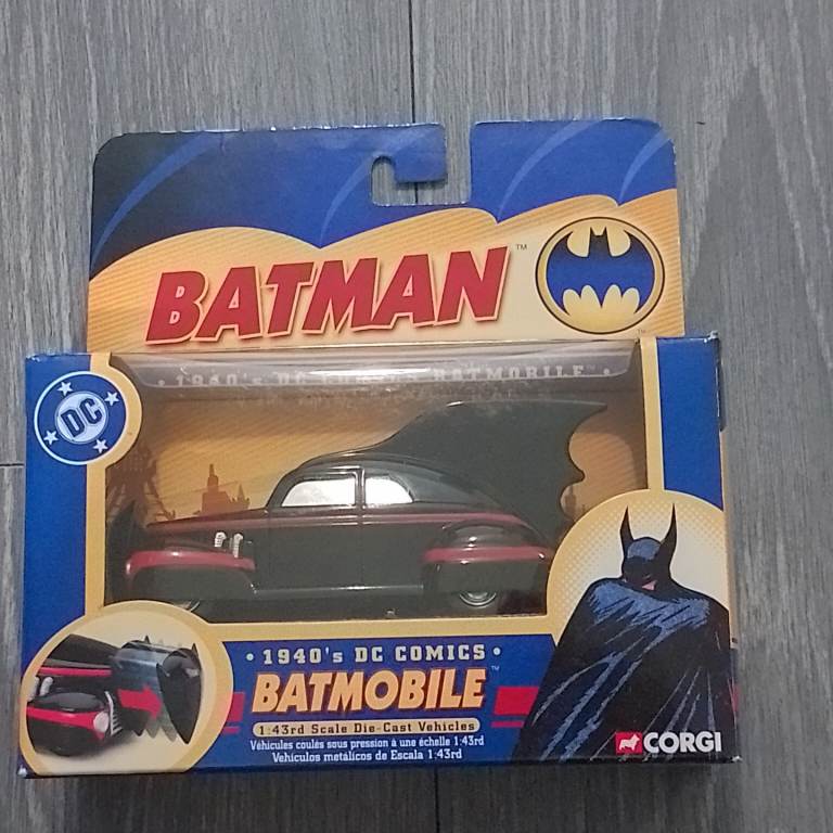 Corgi 1940's DC Comics Batmobile Die-Cast Vehicle – New in Box