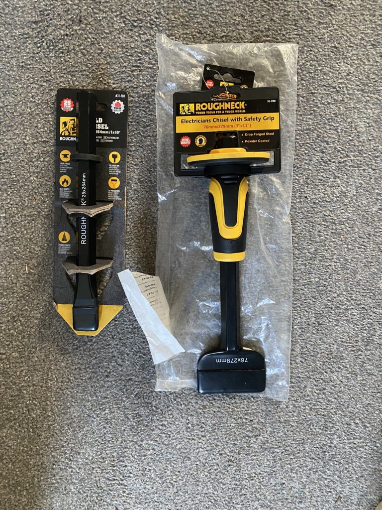 2 ( NEW ) MASONRY CHISELS 