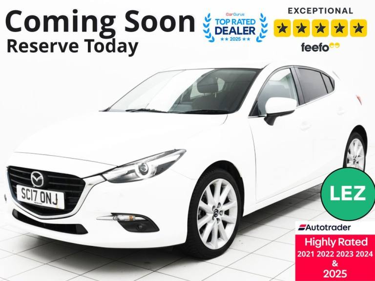 2017 Mazda Mazda3 2.0 SKYACTIV-G Sport Nav Hatchback 5dr Petrol Manual Euro 6 (s/s) (121 ps) Hatc...
