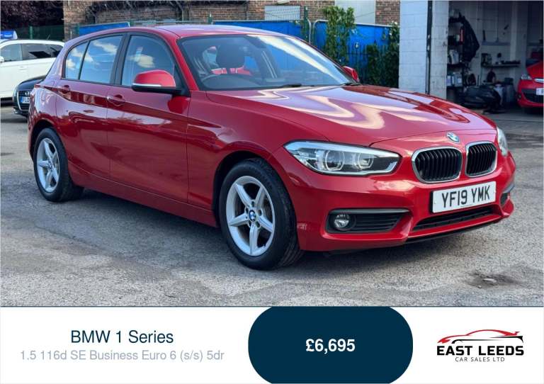 2019 BMW 1 Series 1.5 116d SE Business Euro 6 (s/s) 5dr Hatchback Diesel Manual
