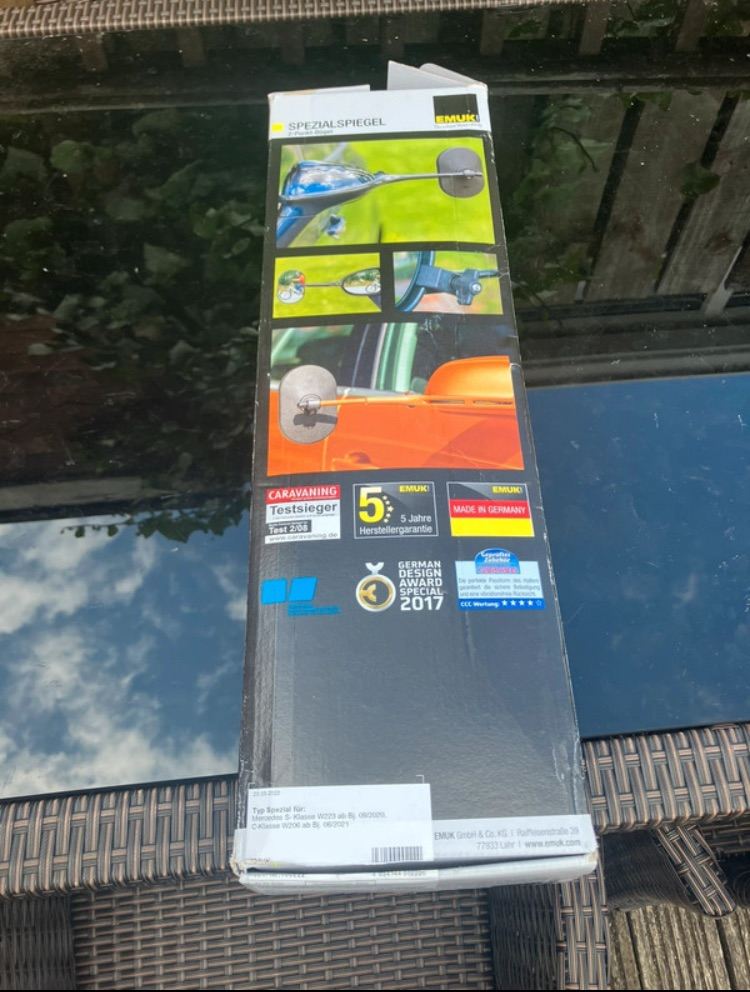 EMUK towing mirrors for various Mercedes Vehicles. Model number EMUK100222