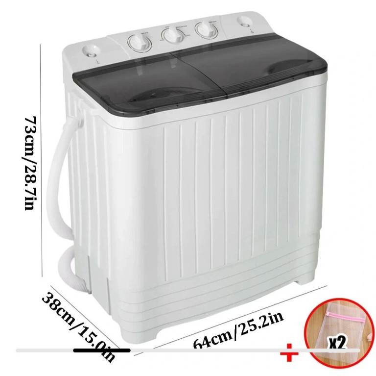Ventryn Portable Twin Tub Washing Machine - As Good As New