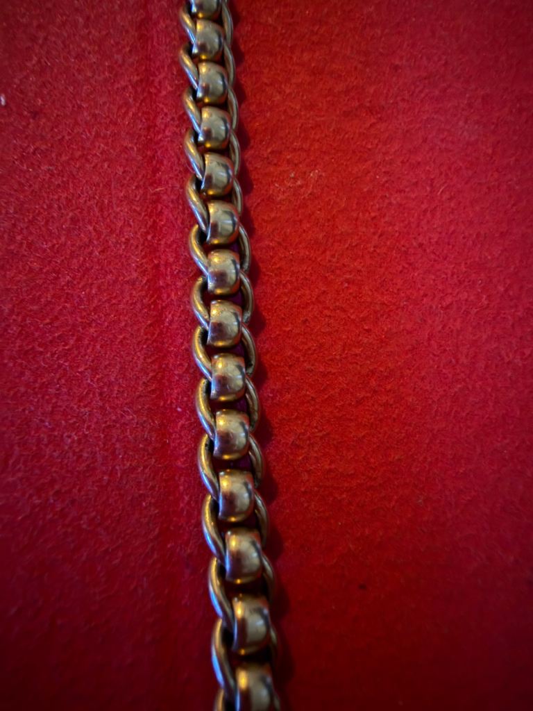 9ct gold rollerball ball bracelet 14.6 grams