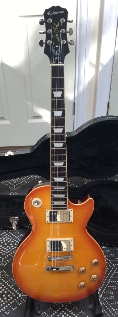 **MAY SWAP** Epiphone Les Paul Standard PlusTop PRO - Honeyburst Finish, Mint & Luxury Case