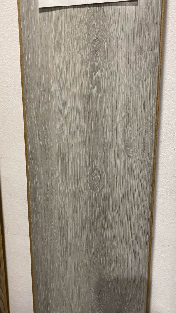 High Gloss Ice Grey 8mm Laminate Flooring
