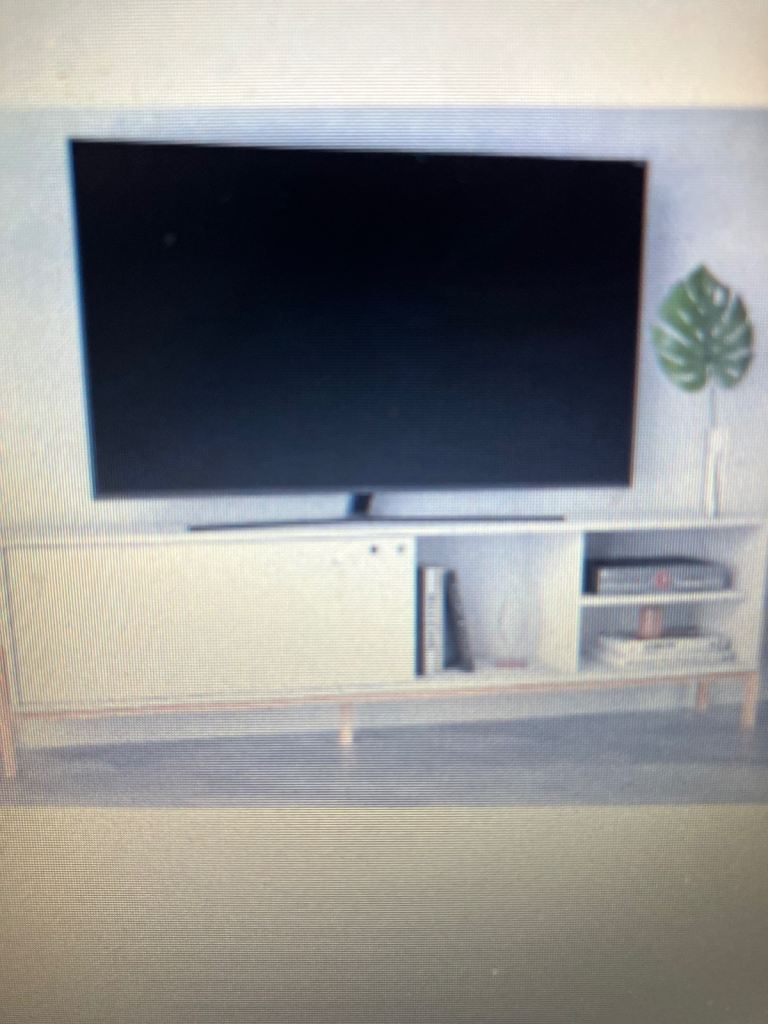 TV unit brand new white 