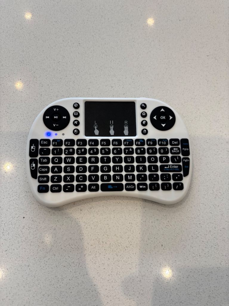 Mini keyboard- TV remote 