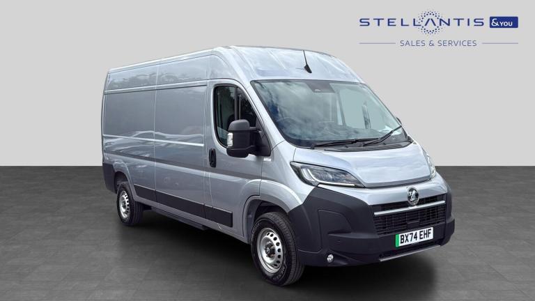 2024 Vauxhall Movano 3500 HD 110kWh Prime Panel Van 5dr Electric Auto L3 H2 (11kW Charger) (272  ...