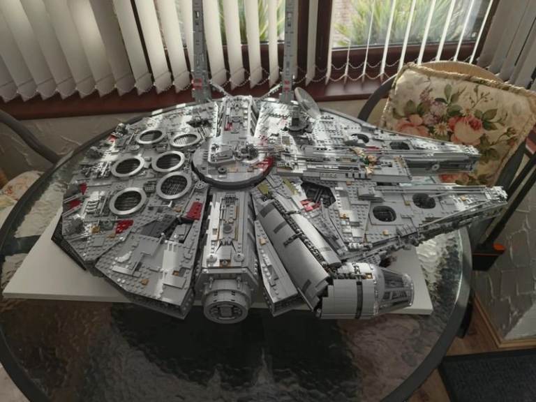 Lego Millenium Falcon 75192 and  Display Stand
