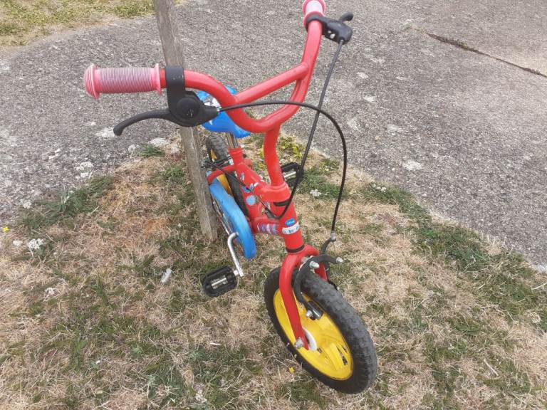 Kids Red and Yellow Bike – Good Condition