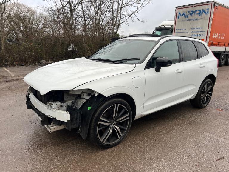 2020 VOLVO XC60 R DESIGN PRO T8 RECHARGE HYBRID PHEV DAMAGED SALVAGE CAT N