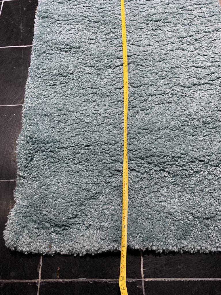 Thick Blue Rug 