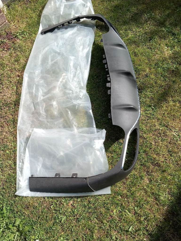 2021 mercedes e class coupe genuine rear diffuser complete