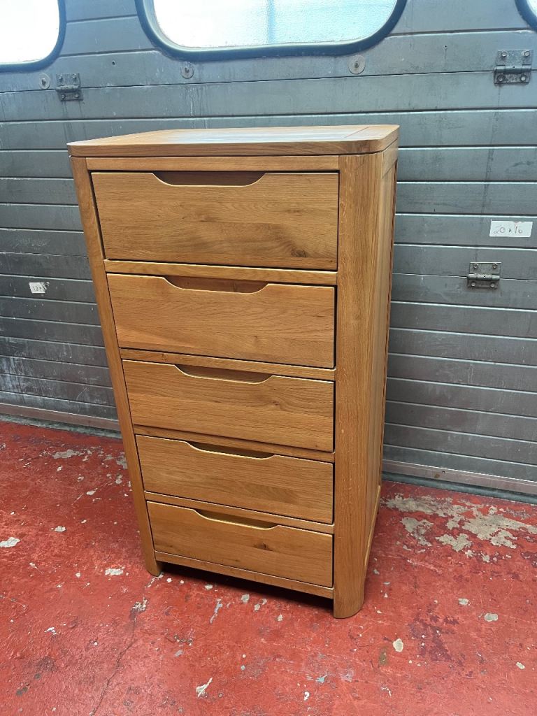 Solid Oak Tallboy -  Romsay range 