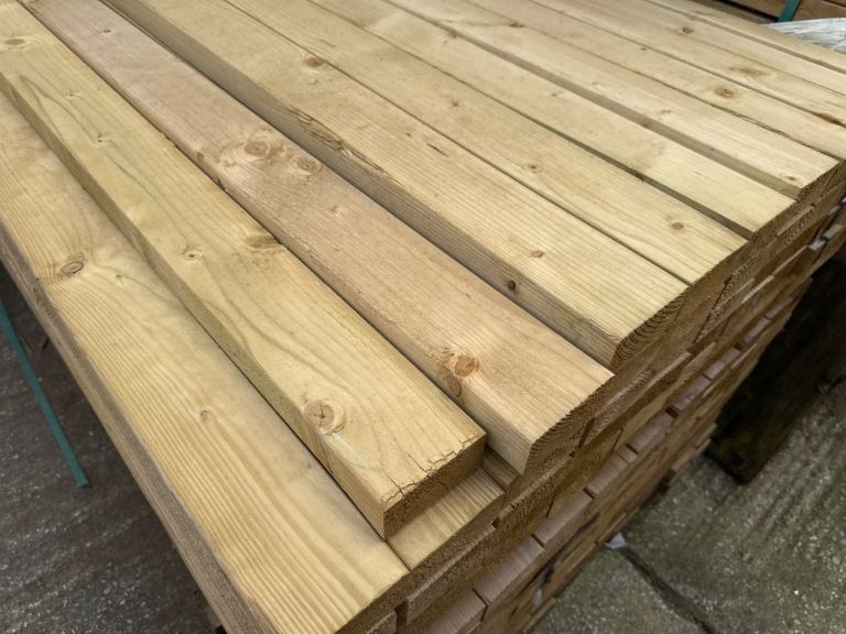 Timber rails c24 grade pressure treated green 