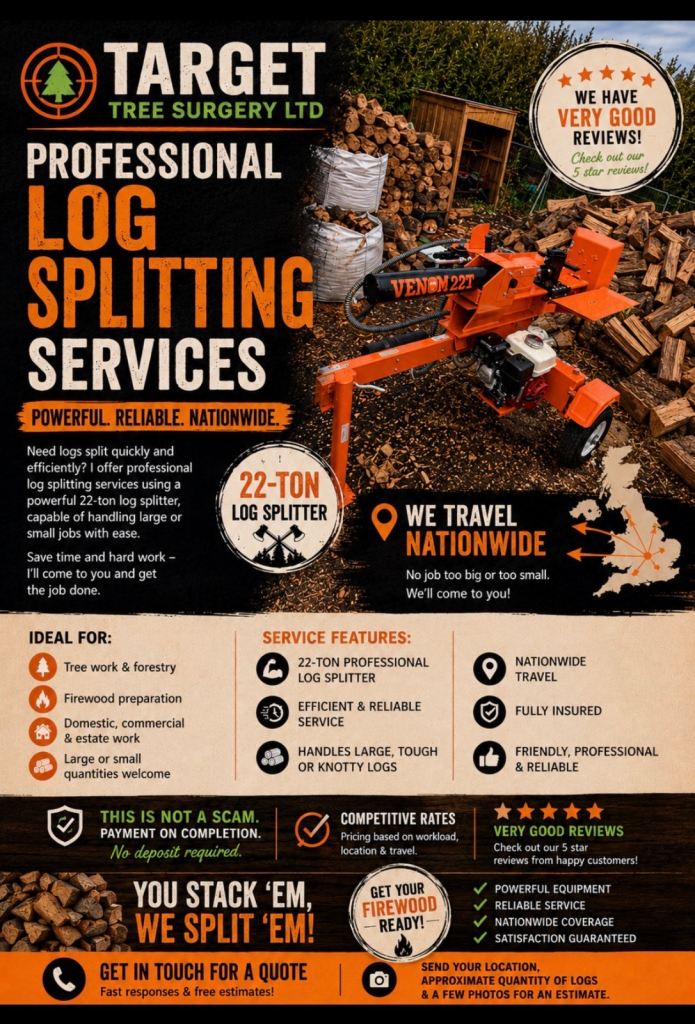 Venom 22T Log Splitter – Powerful, Reliable, Nationwide Service