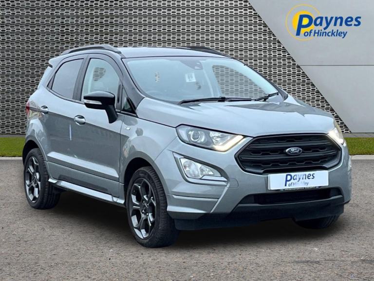 2023 Ford EcoSport ST-Line X Pack 5 Dr 1.0L 125PS 6 Spd Solar Silver BLACK ROOF