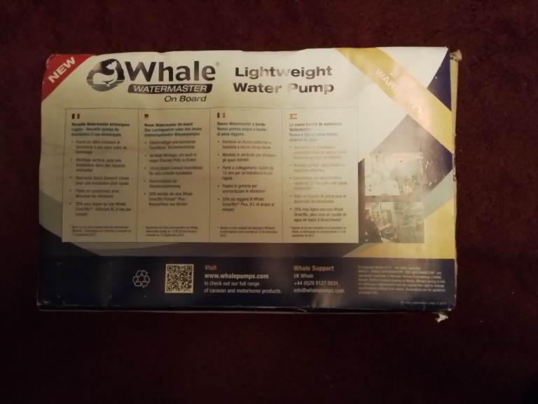 WHALEMASTER ON BOARD PUMP