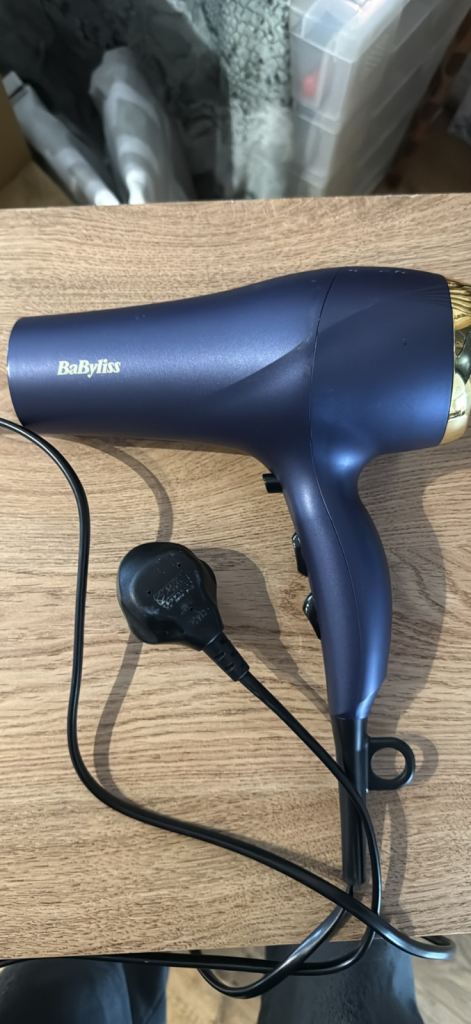 BaByliss Hair Dryer – Blue, Good Condition