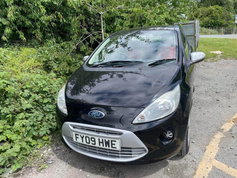 FORD KA 1.2 STYLE+ 09 REG BLACK 3 DOOR GENUINE 43956 MOT OCTOBER 29TH 2026 TAX £35 SERVICE HISTORY