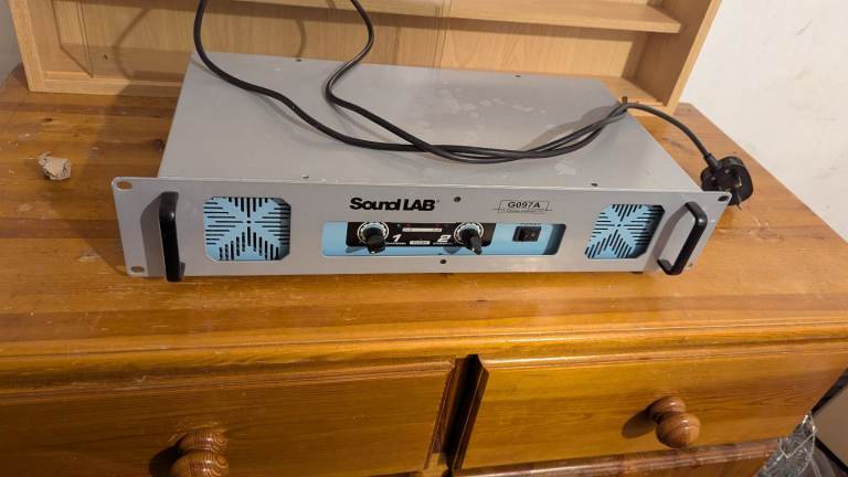 Free Sound Lab Stereo Power Amplifier - needs repair