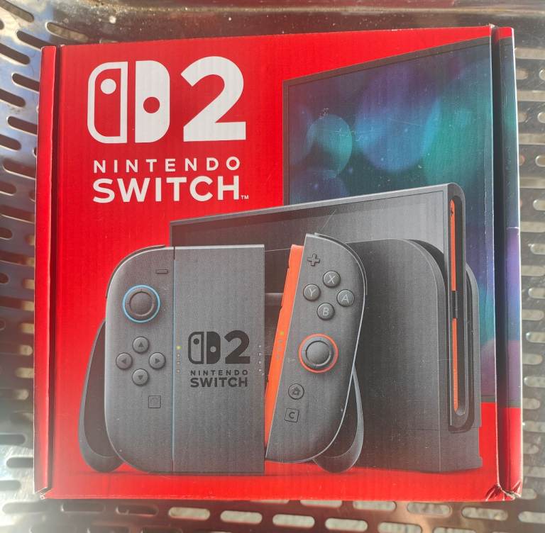 Nintendo Switch 2 Console + travel case - console only been used once has a glass screen protector