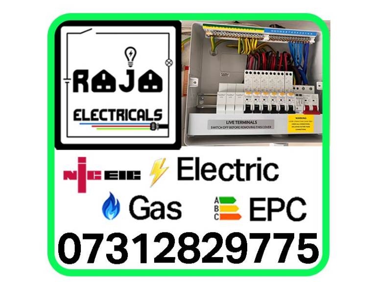REGISTERED ELECTRICIAN EICR LANDLORD SAFETY CERTIFICATES GAS EPC REWIRE FAULT FINDING EV CHARGER