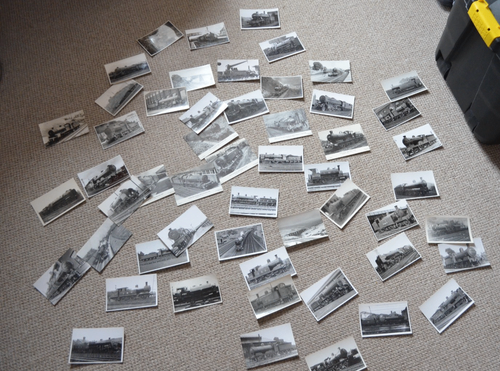 JOB LOT vintage Postcard of Train/Engine (Real Photographs Co Ltd )