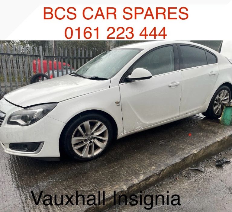 Vauxhall insignia facelift. Drivers side.  Wing. White breaking 