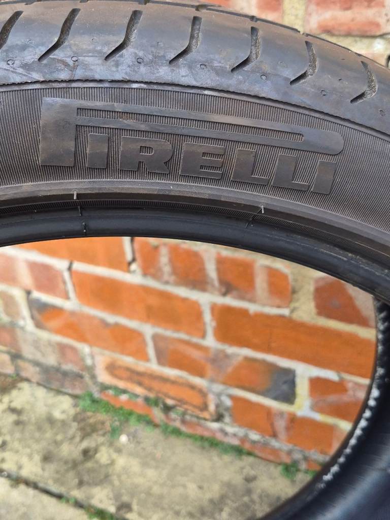 Pirelli tyres hardly worn