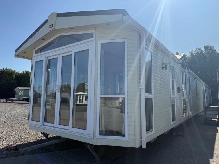 Large 14ft wide 2 Bed Static Caravan - DG, CH, Patio Doors, Bath - Offsite Sale
