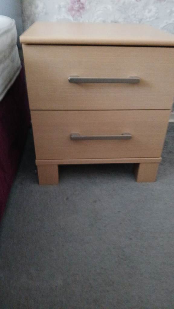 2 matching bedside units