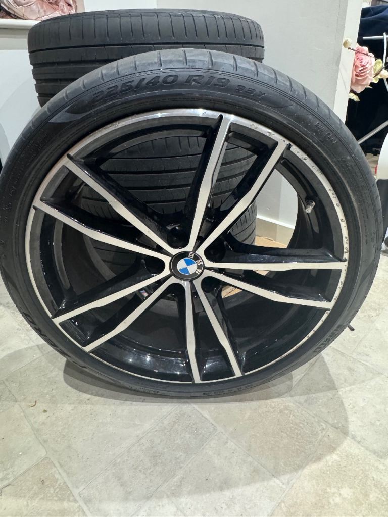Bmw 791m g20 g21 g22 3/4 series alloys 19” 5x112 x4 pirelli p zero runflats Winter set