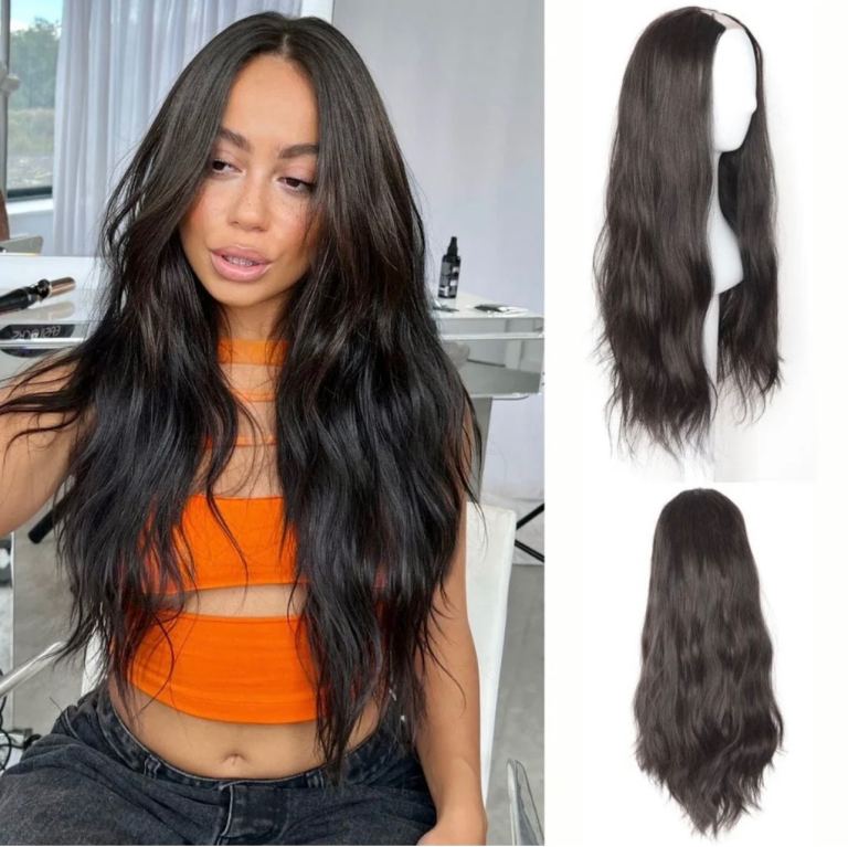 Easillocks  LOOSE WAVE HD FIBRE 24" LACE U PART WIG