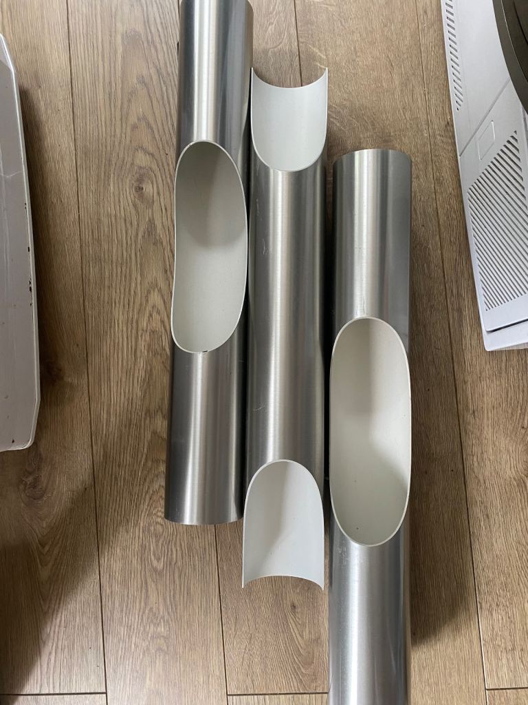  MID-CENTURY WALL SCONCES/LIGHTS BY Raak X 3, 60 Cm length ,WITH ORIGINAL BULBS ,STORED SINCE 1963