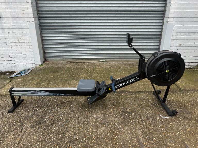 Concept 2 Model D PM5 Black Indoor Rowing Machine! Good Condition Serviced