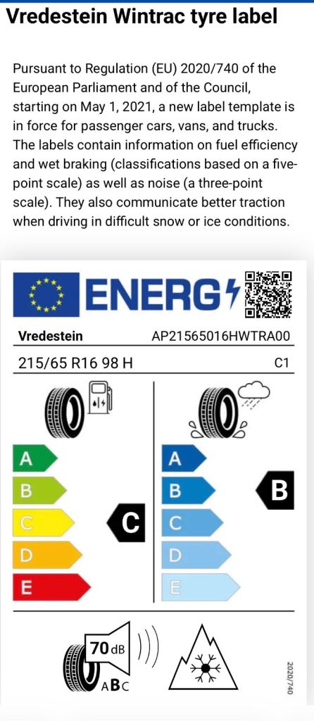 215/65R16  16” Alloy Wheels + Vredestein Winter Tyres aviemore 
