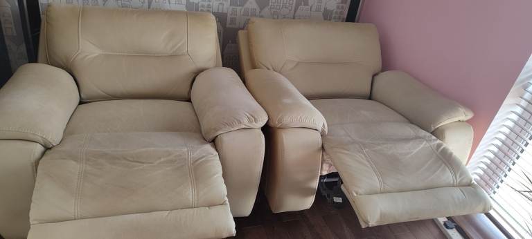 Two recliner chairs