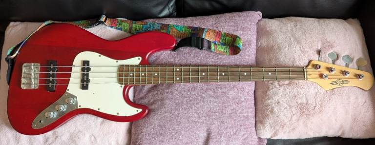 Bass Guitar with Marshall Amp